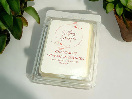 Grandma's Cinnamon Cookies Wax Melt - Soothing Sensation